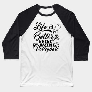 Volleyball Player Saying Volleyballer Premium Baseball T-Shirt